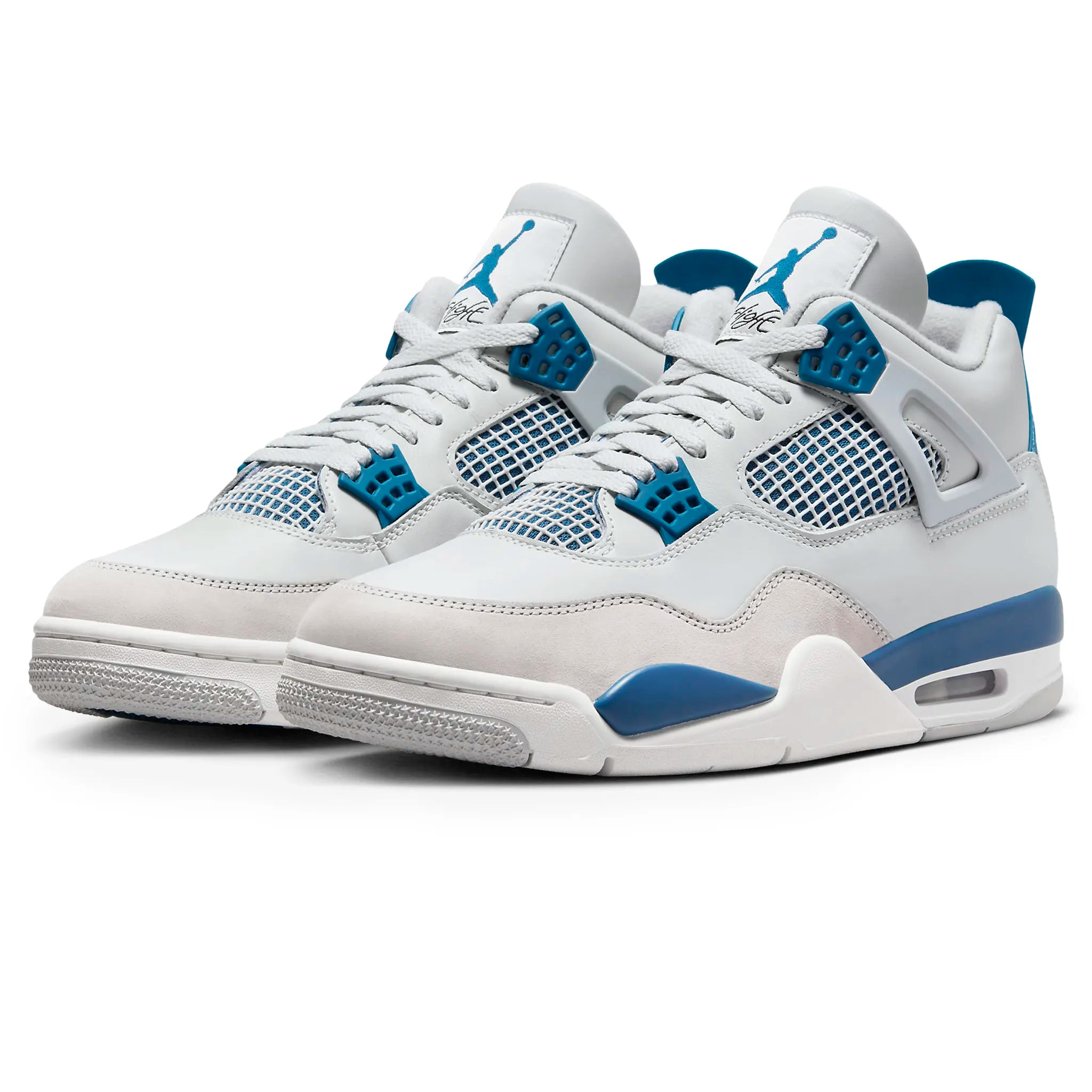 Pair view of Air Jordan 4 Retro Military Blue FV5029-141